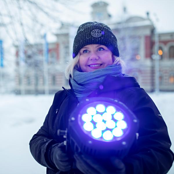 Taste Saimaa tuo ruokataiteen Mikkelin Museoiden yöhön - Valaistussuunnittelija Elisa Hillgen​in teos kutsuu pohtimaan ruoan visuaalista merkitystä